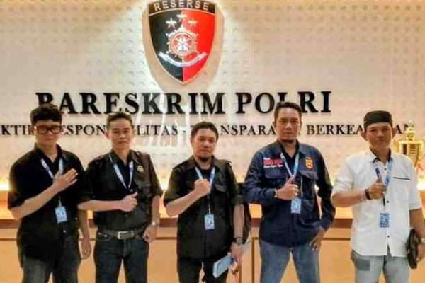 Ketua PJN YudhyElwahyu saat mengunjungi Bareskrim Polri untuk kolaborasi pengawasan anggaran 2